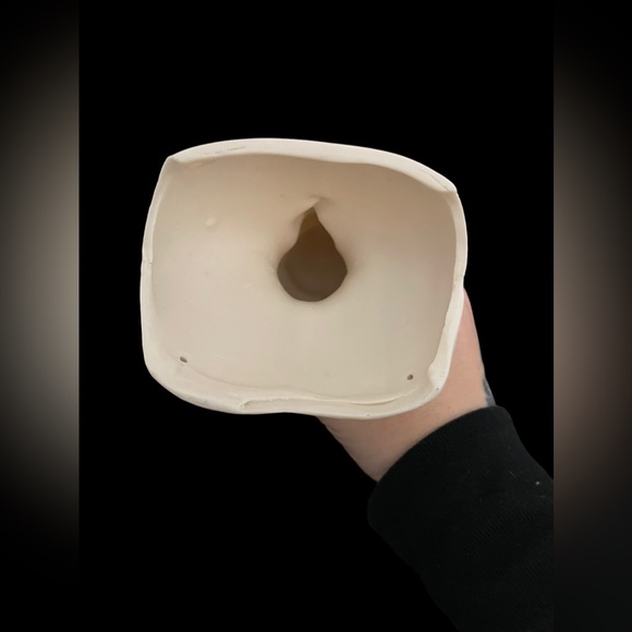 Vintage Porcelain Doll Head 7" Tall Unpainted Head Only Gibson Girl - Picture 5 of 5